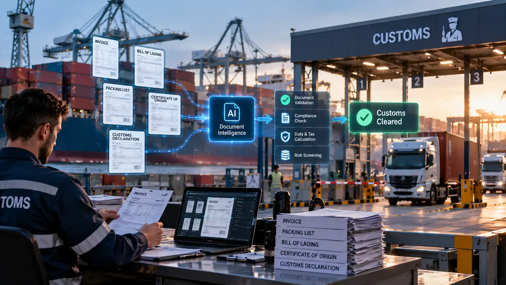 Document Intelligence Speeds Customs Clearance for a Freight Forwarder