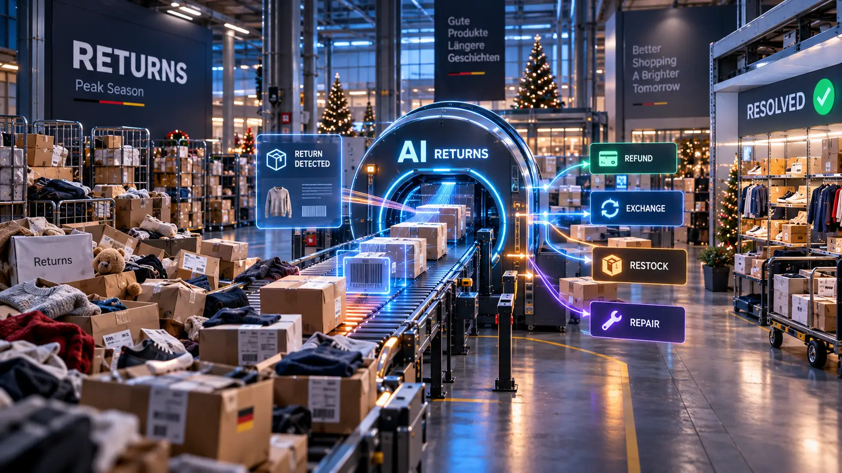 AI Returns Agent Clears Peak-Season Backlog for a German Retailer