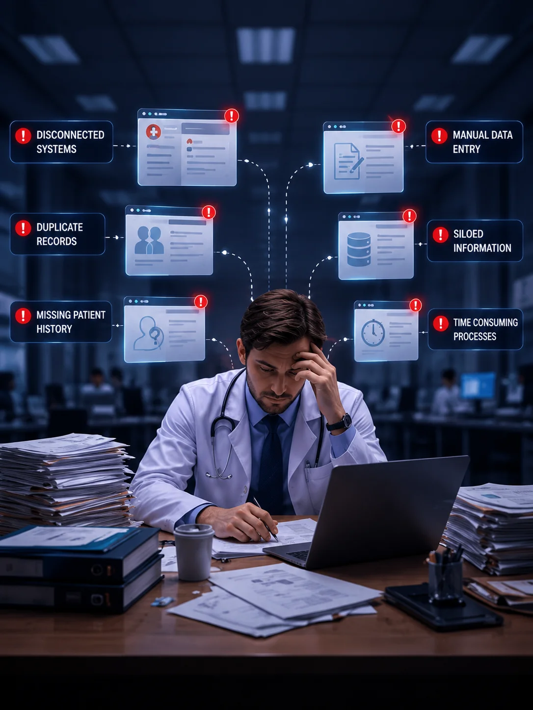 The Challenges of Connected Healthcare Data