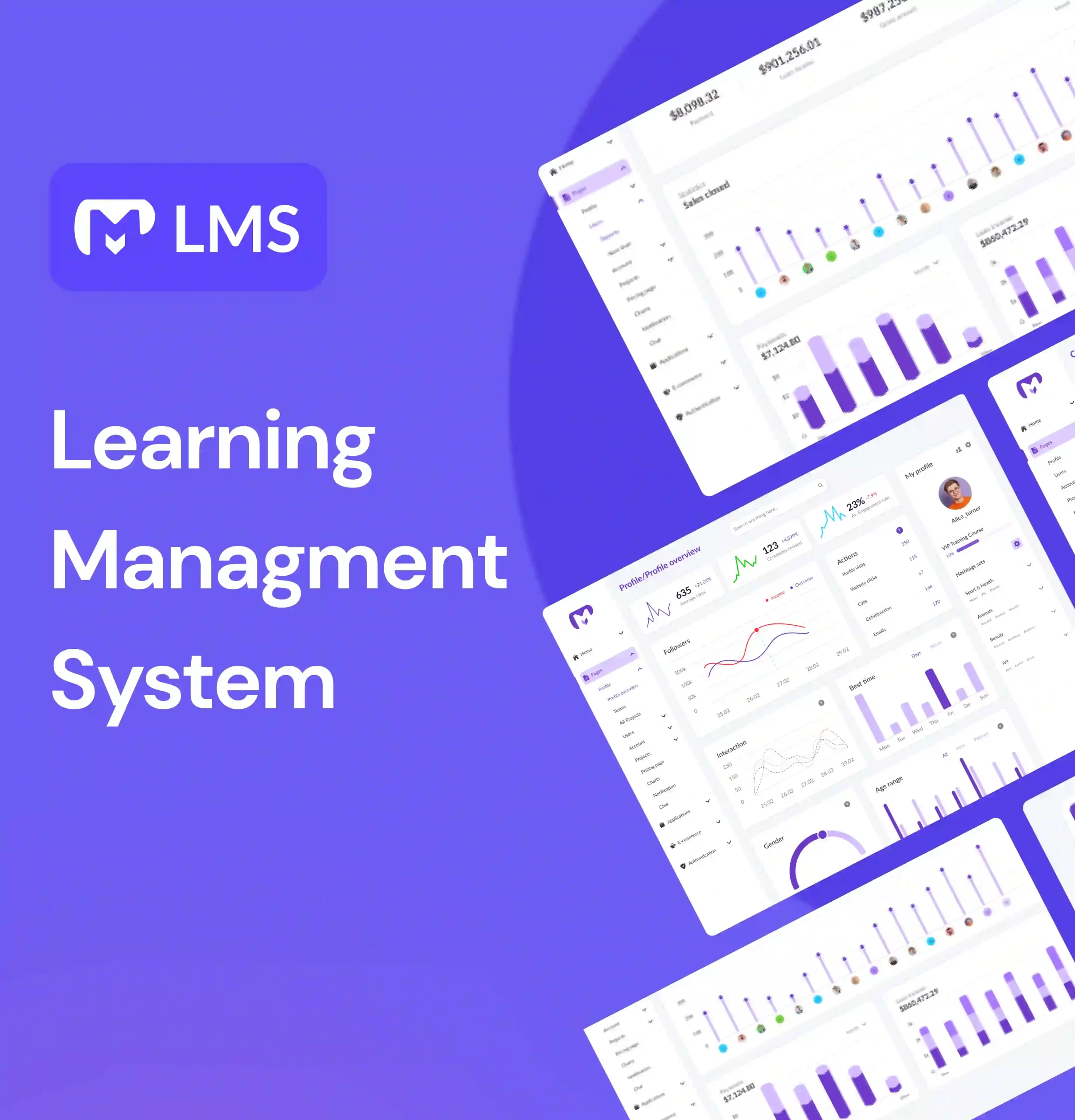 Learning Management System Portfolio_banner image